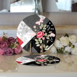 - Supla2li-3924-Gorsel3 - Realhomes Realhomes Özel Tasarım Dijital Baskılı Modern 2'li Yuvarlak Servis Altlığı - Supla Realhomes