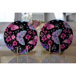 Realhomes Özel Tasarım Dijital Baskılı Modern 2'li Yuvarlak Servis Altlığı - Supla Realhomes