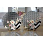 - Supla2li-3977-Gorsel2 - Realhomes  Realhomes Özel Tasarım Dijital Baskılı Modern 2'li Yuvarlak Servis Altlığı - Supla Realhomes