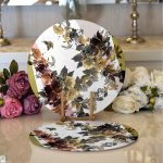 Realhomes Özel Tasarım Dijital Baskılı Modern 2'li Yuvarlak Servis Altlığı - Supla Realhomes