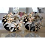 Realhomes Özel Tasarım Dijital Baskılı Modern 2'li Yuvarlak Servis Altlığı - Supla Realhomes