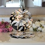 Realhomes Özel Tasarım Dijital Baskılı Modern 2'li Yuvarlak Servis Altlığı - Supla Realhomes