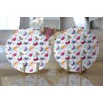 Realhomes Özel Tasarım Dijital Baskılı Modern 2'li Yuvarlak Servis Altlığı - Supla Realhomes