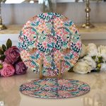 - Supla2li-4037-Gorsel1 - Realhomes Realhomes Özel Tasarım Dijital Baskılı Modern 2'li Yuvarlak Servis Altlığı - Supla Realhomes