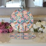 - Supla2li-4037-Gorsel3 - Realhomes Realhomes Özel Tasarım Dijital Baskılı Modern 2'li Yuvarlak Servis Altlığı - Supla Realhomes