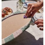 Realhomes Özel Tasarım Dijital Baskılı Modern 2'li Yuvarlak Servis Altlığı - Supla Realhomes