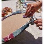 Realhomes Özel Tasarım Dijital Baskılı Modern 2'li Yuvarlak Servis Altlığı - Supla Realhomes