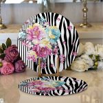 - Supla2li-4144-Gorsel1 - Realhomes  Realhomes Özel Tasarım Dijital Baskılı Modern 2'li Yuvarlak Servis Altlığı - Supla Realhomes