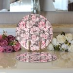 - Supla2li-4166-Gorsel3 - Realhomes Realhomes Özel Tasarım Dijital Baskılı Modern 2'li Yuvarlak Servis Altlığı - Supla Realhomes