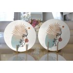 - Supla2li-4301-Gorsel2 - Realhomes Realhomes Boho House Özel Tasarım Modern 2'li Yuvarlak Servis Altlığı - Supla Realhomes