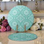 - Supla2li-500-Gorsel1 - Realhomes Realhomes Dijital Baskılı Modern 2'li Yuvarlak Servis Altlığı - Supla Realhomes