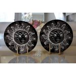 - Supla2li-5006-Gorsel2 - Realhomes Realhomes Özel Tasarım Güneş Ay Motifli Modern 2'li Yuvarlak Servis Altlığı - Supla Realhomes