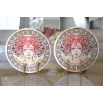 - Supla2li-5008-Gorsel2 - Realhomes Realhomes Medusa Gorgon Özel Tasarım Dijital Baskılı Modern 2'li Yuvarlak Servis Altlığı - Supla Realhomes