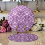 - Supla2li-501-Gorsel1 - Realhomes  Realhomes Özel Tasarım Dijital Baskılı 2'li Yuvarlak Servis Altlığı - Supla Realhomes