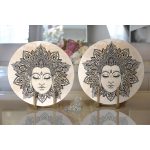 - Supla2li-5012-Gorsel2 - Realhomes Realhomes Dijital Baskılı Özel Tasarım Modern 2'li Yuvarlak Servis Altlığı - Supla Realhomes