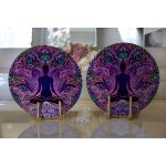 - Supla2li-5047-Gorsel2 - Realhomes Realhomes Rengarenk Özel Tasarım Modern 2'li Yuvarlak Servis Altlığı - Supla Realhomes