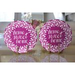 - Supla2li-506-Gorsel2 - Realhomes Realhomes Home Sweet Home Dijital Baskılı Modern 2'li Yuvarlak Servis Altlığı - Supla Realhomes