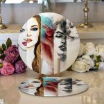 - Supla2li-5074ilk-Gorsel1 - Realhomes Realhomes Fashion Womens Dijital Baskılı Modern 2'li Yuvarlak Servis Altlığı - Supla Realhomes