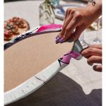 - Supla2li-5076-Gorsel4 - Realhomes Realhomes Sulu Boya Özel Tasarım Fashion Women Dijital Baskılı Modern 2'li Yuvarlak Servis Altlığı - Supla Realhomes