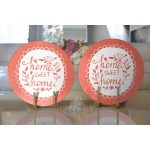 - Supla2li-509-Gorsel2 - Realhomes Realhomes Home Sweet Home Dijital Baskılı Modern 2'li Yuvarlak Servis Altlığı - Supla Realhomes