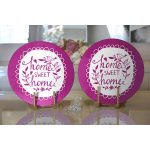 - Supla2li-510-Gorsel2 - Realhomes Realhomes Home Sweet Home Dijital Baskılı Modern 2'li Yuvarlak Servis Altlığı - Supla Realhomes