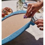 Realhomes Gökyüzü Temalı Ağaç Motifli Modern 2'li Yuvarlak Servis Altlığı - Supla Realhomes