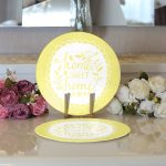 - Supla2li-511-Gorsel3 - Realhomes Realhomes Home Sweet Home Dijital Baskılı Modern 2'li Yuvarlak Servis Altlığı - Supla Realhomes