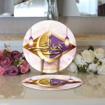 - Supla2li-5169-Gorsel3 - Realhomes  Realhomes Dini Motifli Özel Tasarım Dijital Baskılı Modern 2'li Yuvarlak Servis Altlığı - Supla Realhomes