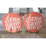 - Supla2li-517-Gorsel2 - Realhomes Realhomes Home Sweet Home Dijital Baskılı Modern 2'li Yuvarlak Servis Altlığı - Supla Realhomes