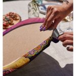 Realhomes Dini Motifli Özel Tasarım Dijital Baskılı Modern 2'li Yuvarlak Servis Altlığı - Supla Realhomes