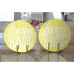 - Supla2li-519-Gorsel2 - Realhomes Realhomes Home Sweet Home Dijital Baskılı Modern 2'li Yuvarlak Servis Altlığı - Supla Realhomes