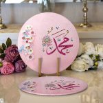 - Supla2li-5203-Gorsel1 - Realhomes Realhomes Özel Tasarım Dijital Baskılı Modern 2'li Yuvarlak Servis Altlığı - Supla Realhomes