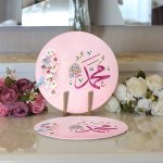 - Supla2li-5203-Gorsel3 - Realhomes Realhomes Özel Tasarım Dijital Baskılı Modern 2'li Yuvarlak Servis Altlığı - Supla Realhomes