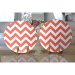 - Supla2li-521-Gorsel2 - Realhomes Realhomes Modern Zigzag Desenli Dijital Baskılı 2'li Yuvarlak Servis Altlığı - Supla Realhomes