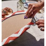 - Supla2li-521-Gorsel4 - Realhomes Realhomes Modern Zigzag Desenli Dijital Baskılı 2'li Yuvarlak Servis Altlığı - Supla Realhomes