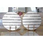 - Supla2li-5237gri-Gorsel2 - Realhomes Realhomes Gri Çizgili Motifli Modern 2'li Yuvarlak Servis Altlığı - Supla Realhomes