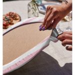 - Supla2li-5237pembe-Gorsel4 - Realhomes Realhomes Pembe Çizgili Motifli Modern 2'li Yuvarlak Servis Altlığı - Supla Realhomes