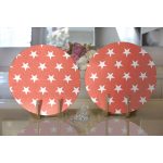 - Supla2li-525-Gorsel2 - Realhomes Realhomes Modern Yıldız Desenli Dijital Baskılı 2'li Yuvarlak Servis Altlığı - Supla Realhomes