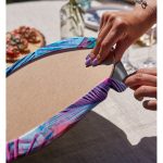 - Supla2li-5269-Gorsel4 - Realhomes Realhomes Büyüleyici Renklerde Tropikal Yaprak Desenli Özel Tasarım Modern 2'li Yuvarlak Servis Altlığı - Supla Realhomes