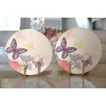 - Supla2li-53-Gorsel2 - Realhomes  Realhomes Modern Kelebek Dijital Baskılı 2'li Yuvarlak Servis Altlığı - Supla Realhomes