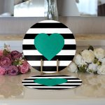 - Supla2li-537-1-Gorsel3 - Realhomes  Realhomes Özel Tasarım Dijital Baskılı Modern 2'li Yuvarlak Servis Altlığı - Supla Realhomes