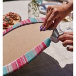 - Supla2li-5384-Gorsel4 - Realhomes  Realhomes Pembe Mavi Düz Çizgiler Özel Tasarım Modern 2'li Yuvarlak Servis Altlığı - Supla Realhomes