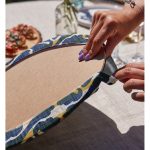 - Supla2li-5390-Gorsel4 - Realhomes  Realhomes Gri Zemin Üzerinde Kahverengi Kot Çizgili Modern 2'li Yuvarlak Servis Altlığı - Supla Realhomes