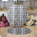 - Supla2li-5393-Gorsel1 - Realhomes Realhomes Kot Zeminli Çiçek Motifli Modern 2'li Yuvarlak Servis Altlığı - Supla Realhomes