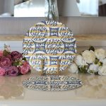 Realhomes Kot Desende Yazı Motifli Özel Tasarım Modern 2'li Yuvarlak Servis Altlığı - Supla Realhomes