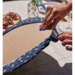 - Supla2li-5407-Gorsel4 - Realhomes Realhomes Lacivert Kot Zemin Üzerinde Yıldız Motifli Modern 2'li Yuvarlak Servis Altlığı - Supla Realhomes