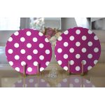 - Supla2li-544-Gorsel2 - Realhomes Realhomes Puantiyeli Dijital Baskılı Modern 2'li Yuvarlak Servis Altlığı - Supla Realhomes