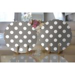 - Supla2li-548-Gorsel2 - Realhomes Realhomes Puantiyeli Dijital Baskılı Modern 2'li Yuvarlak Servis Altlığı - Supla Realhomes