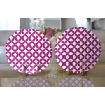 - Supla2li-551-Gorsel2 - Realhomes Realhomes Dijital Baskılı Modern 2'li Yuvarlak Servis Altlığı - Supla Realhomes