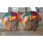 - Supla2li-5578-Gorsel2 - Realhomes Realhomes Halı Desenli Modern 2'li Yuvarlak Servis Altlığı - Supla Realhomes